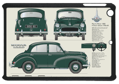 Morris Minor 4 door 1956-60 Small Tablet Covers